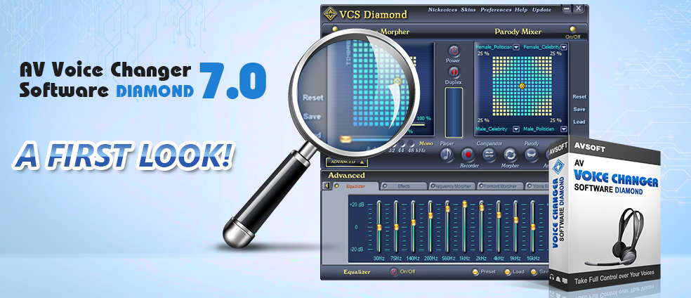 AV Voice Changer Software Diamond 7.0 - Real Time Voice Changer